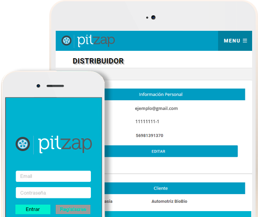 app de pitzap para movil y tablet